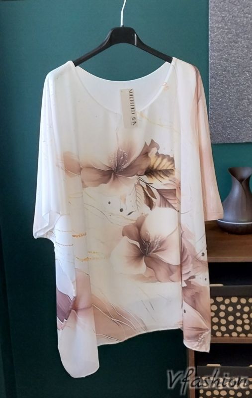 Комплект панталон солей и шифонена блуза